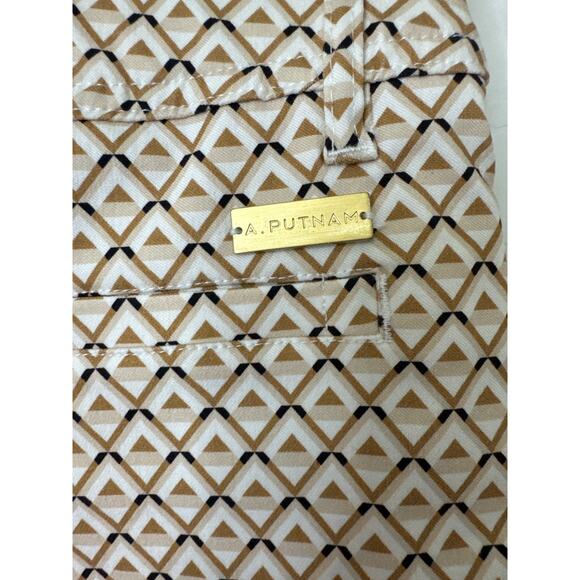 A. Putnam Kick Flare (more than just golf) pants in Grid Clay  Size Small (NWT) - Picture 6 of 12